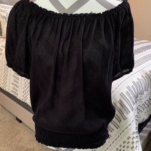 Michael Kors Black Blouse L